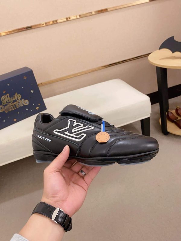 Louis Vuitton LV Footprint Soccer Sneaker in Black