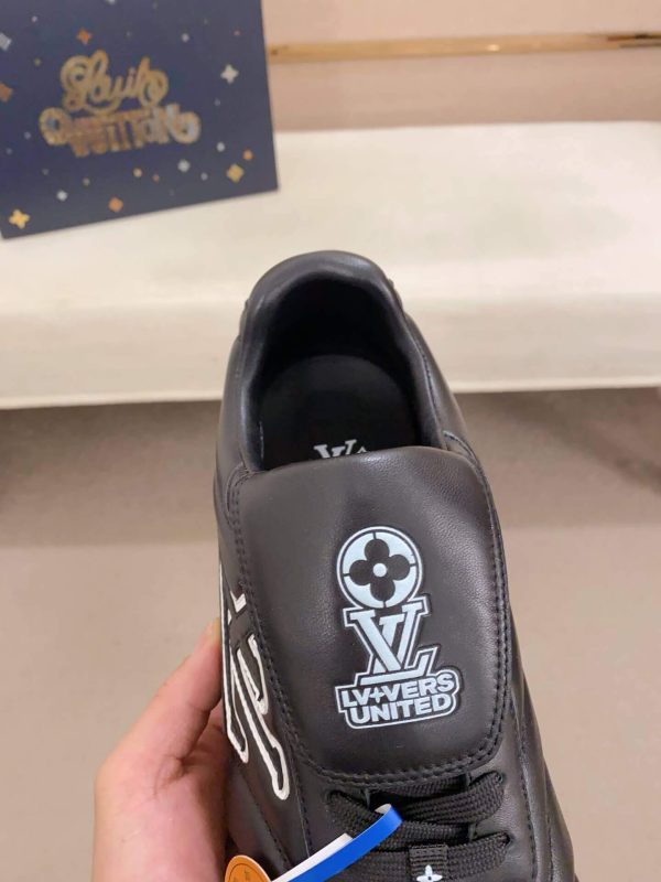 Louis Vuitton LV Footprint Soccer Sneaker in Black