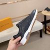 blackLouisVuittonRunAwaysneaker_2 LV Run Away Sneaker in Black Monogram Debossed Leathe