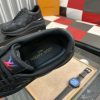 Louis Vuitton Run Away Sneaker in Black Monogram Canvas