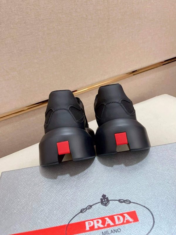 Prada America's Cup Re-Nylon Sneaker in Black