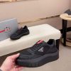 Prada America's Cup Re-Nylon Sneaker in Black
