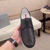 blackleatherloaferbyPrada_2 Prada Black Leather Lace-Up Loafer