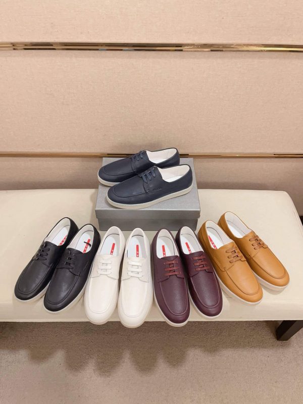 blackleatherloaferbyPrada_4 Prada Black Leather Lace-Up Loafer