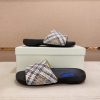 Burberry Beige Check Dive Slides