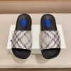 Burberry Beige Check Dive Slides