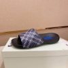 Burberry Purple Check Dive Slides