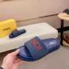 Fendi Roma Slides Blue