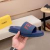 Fendi Roma Slides Blue