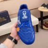 Louis Vuitton LV Blue Footprint Soccer Sneaker