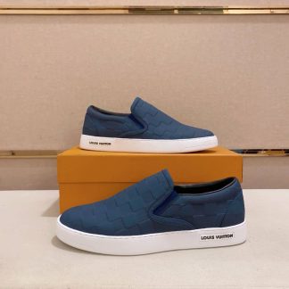 LV Blue Damier Infini Slip-On Sneaker
