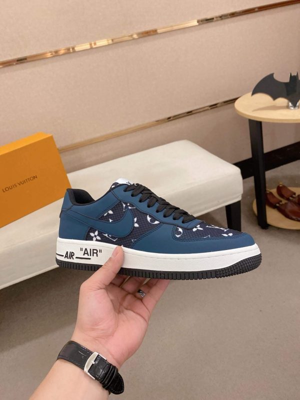 LV X Nike Air Force 1 Low Sneaker in Blue