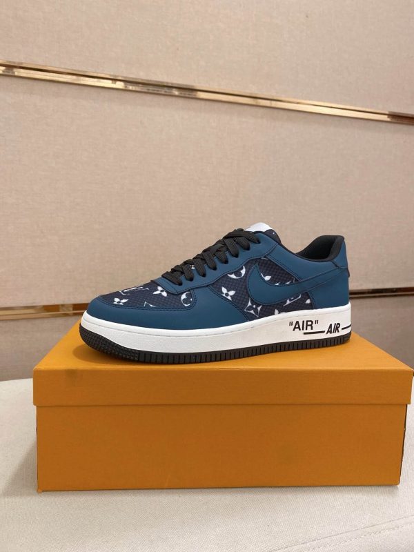 LV X Nike Air Force 1 Low Sneaker in Blue