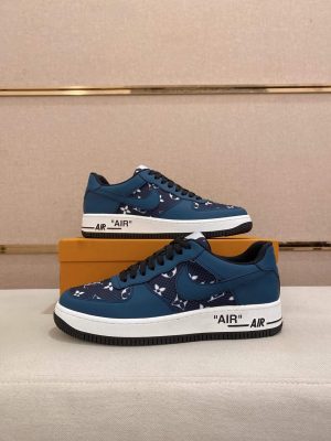 LV X Nike Air Force 1 Low Sneaker in Blue