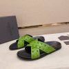 Valentino Garavani Rockstud Sandal in Green Leather