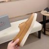 Prada Brown Leather Lace-Up Loafer