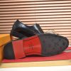 Louis Vuitton Black Patent Leather Oxford Shoes