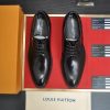 Louis Vuitton Black Patent Leather Oxford Shoes