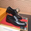 Louis Vuitton Black Patent Leather Oxford Shoes