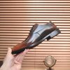 Prada Brown Formal Lace-Up Shoes with Minimalist Brogue Detailing