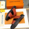 louisvuittonsandalsmen_8 LV Orange Damier Infini Leather Mule
