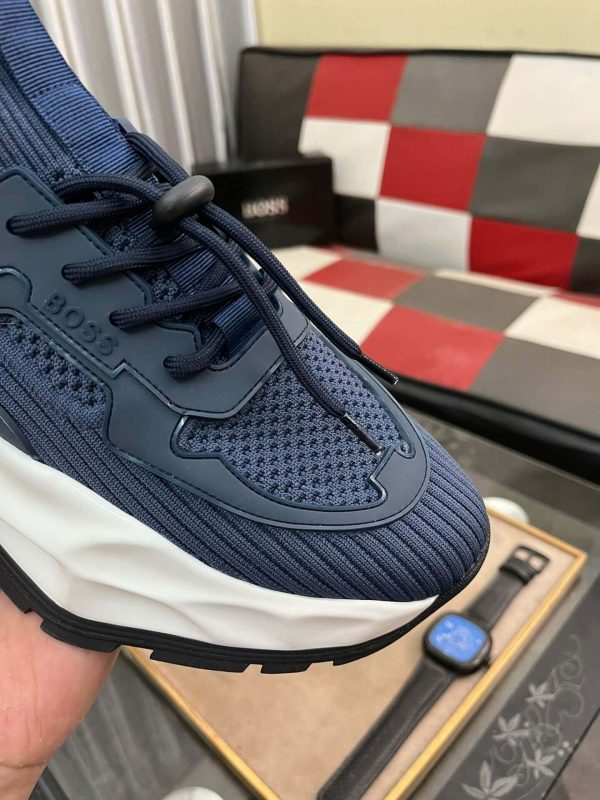 Boss Blue TTNM EVO Trainer with Knitted Uppers