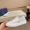 Dior Silver Quilted Cannage Calfskin Slip-On Sneaker