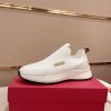 Bally Dewan Outline Sneaker In White Knit