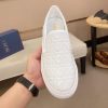 whiteDiorslip-onsneakerwithaquiltedpattern_2 Dior White Quilted Cannage Calfskin Slip-On Sneaker
