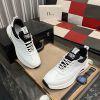 whiteDiorsneakerwithblackaccents._3 Dior Men's Sneaker in White Dior Oblique Jacquard and White Leather