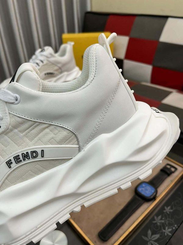 whiteFendisneakerwithachunkysole_2 Fendi Platform Sneaker in White