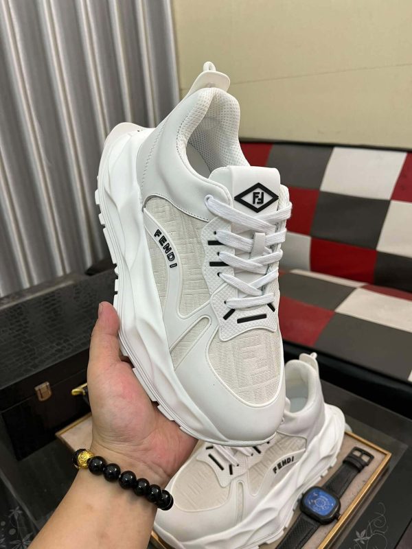 whiteFendisneakerwithachunkysole_7 Fendi Platform Sneaker in White