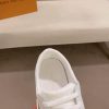 whiteLouisVuittonLuxembourgsneaker_1 Louis Vuitton White Grained Leather Match-Up Sneaker