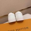 whiteLouisVuittonLuxembourgsneaker_3 Louis Vuitton White Grained Leather Match-Up Sneaker