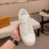 whiteLouisVuittonLuxembourgsneaker_5 Louis Vuitton White Grained Leather Match-Up Sneaker