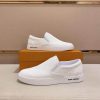 LV White Damier Infini Slip-On Sneaker
