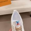whiteLouisVuittonslip-onsneakerswiththebrand_smonogrampatternembossedontheupper._2 LV Slip-On Sneakers in White Monogram Embossed Leather