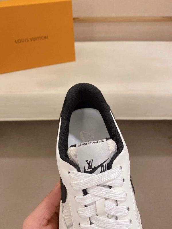 LV X Nike Air Force 1 Low Sneaker in White