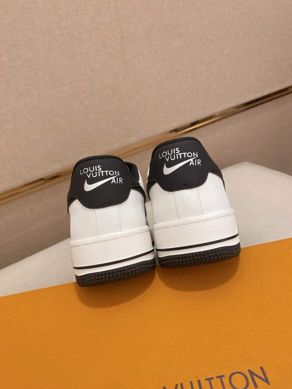 LV X Nike Air Force 1 Low Sneaker in White