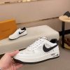 LV X Nike Air Force 1 Low Sneaker in White