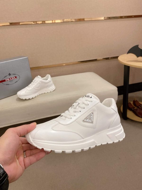 Prada All White Prax 01 Sneaker