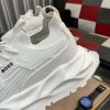 Boss White TTNM EVO Trainer with Knitted Uppers