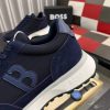 Boss Zayn Low Blue Profile Suede Leather Tone Sneaker