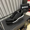 Boss Zayn Low Profile Suede Leather Tone Sneaker