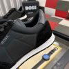 Boss Zayn Low Profile Suede Leather Tone Sneaker