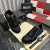 Boss Zayn Low Profile Suede Leather Tone Sneaker