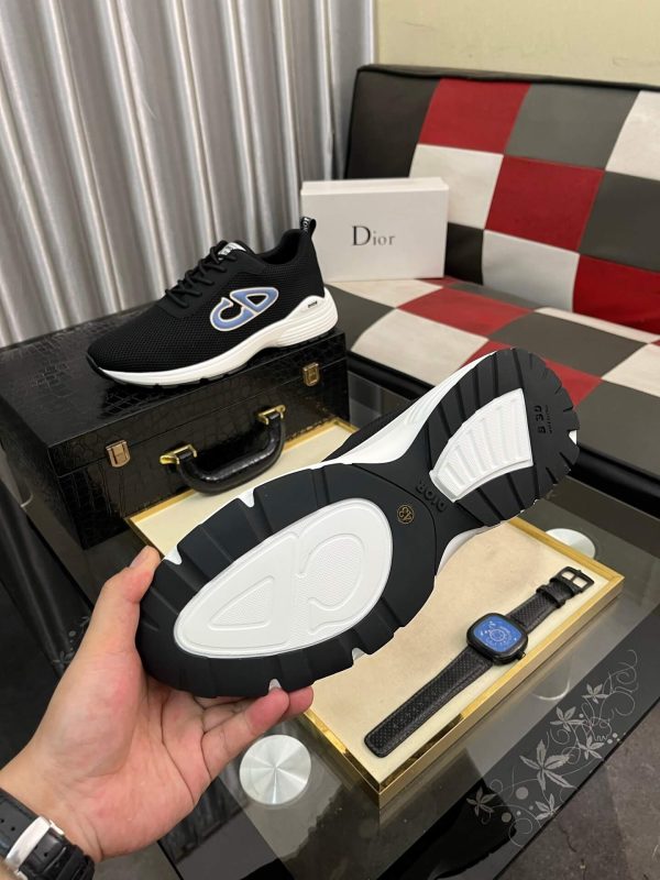 CHRISTIAN- DIOR -B30 -Trainers -Fabric -Leather (2) CHRISTIAN DIOR B30 Trainers Fabric Leather