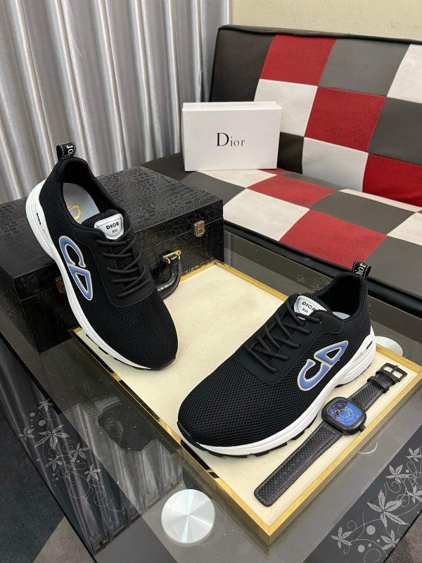 CHRISTIAN- DIOR -B30 -Trainers -Fabric -Leather (8) CHRISTIAN DIOR B30 Trainers Fabric Leather