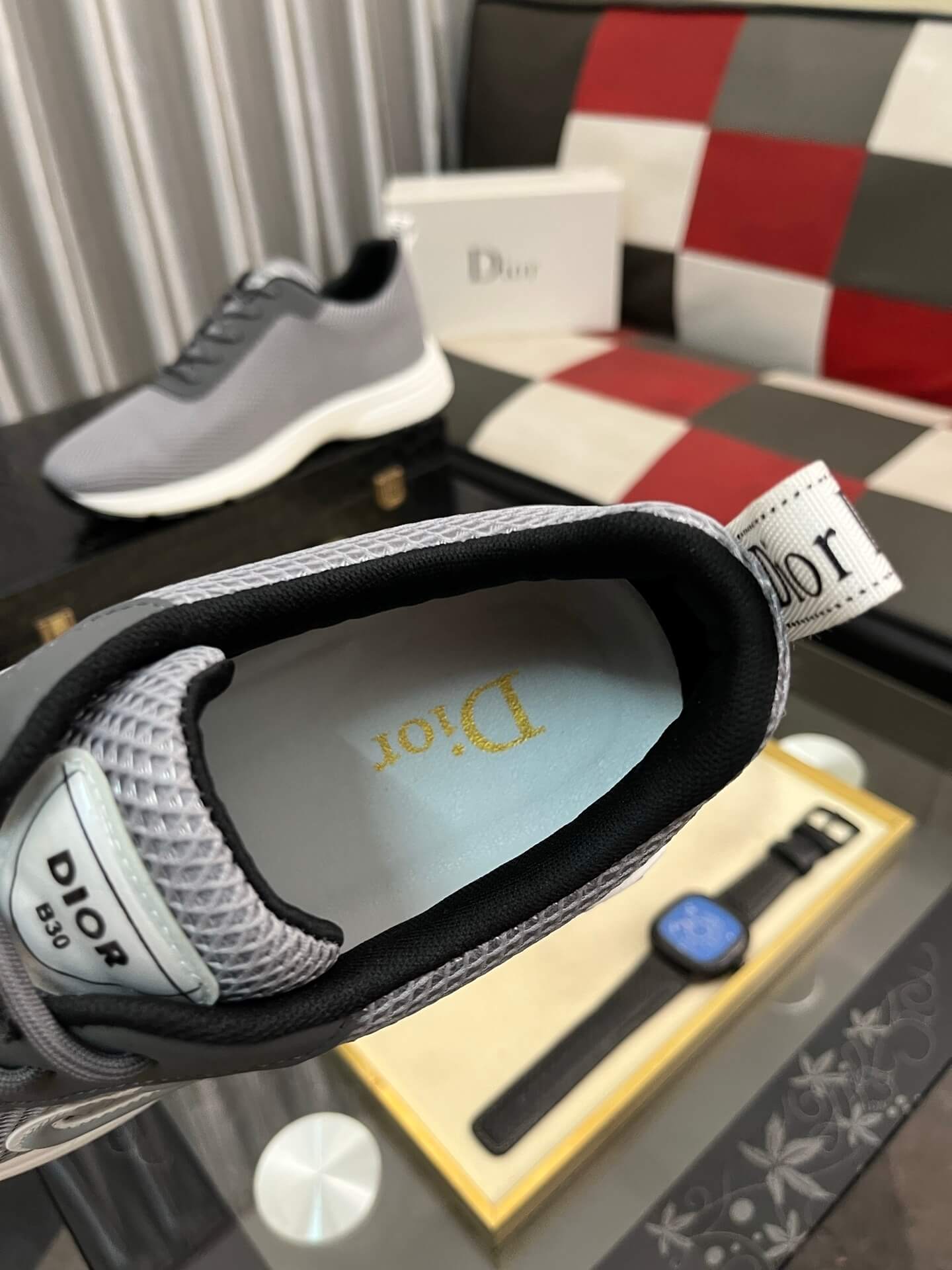 Dior B30 Men's Sneaker - Technical Mesh - Grey 3 Christian Dior shoes