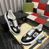 Gucci -GG -Chunky -Men's -Black -And --White- Low- Top -Sneakers. (4) Gucci GG Chunky Men's Black And White Low Top Sneakers.